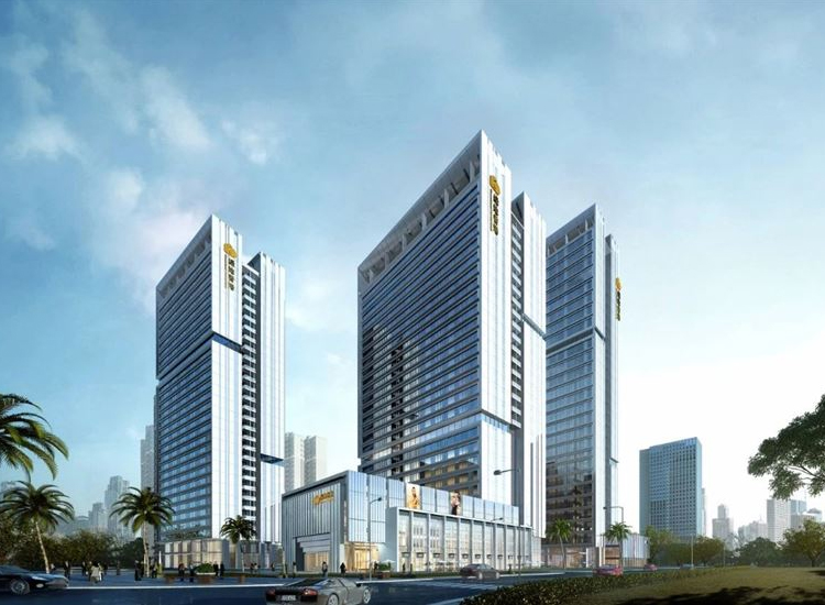 绿地新海岸鸟瞰图 绿地新海岸鸟瞰图