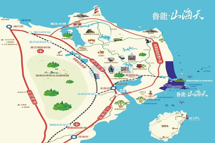 区位图